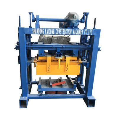 품질  QT4-40 manual hollow block maker mini concrete brick machine 공장
